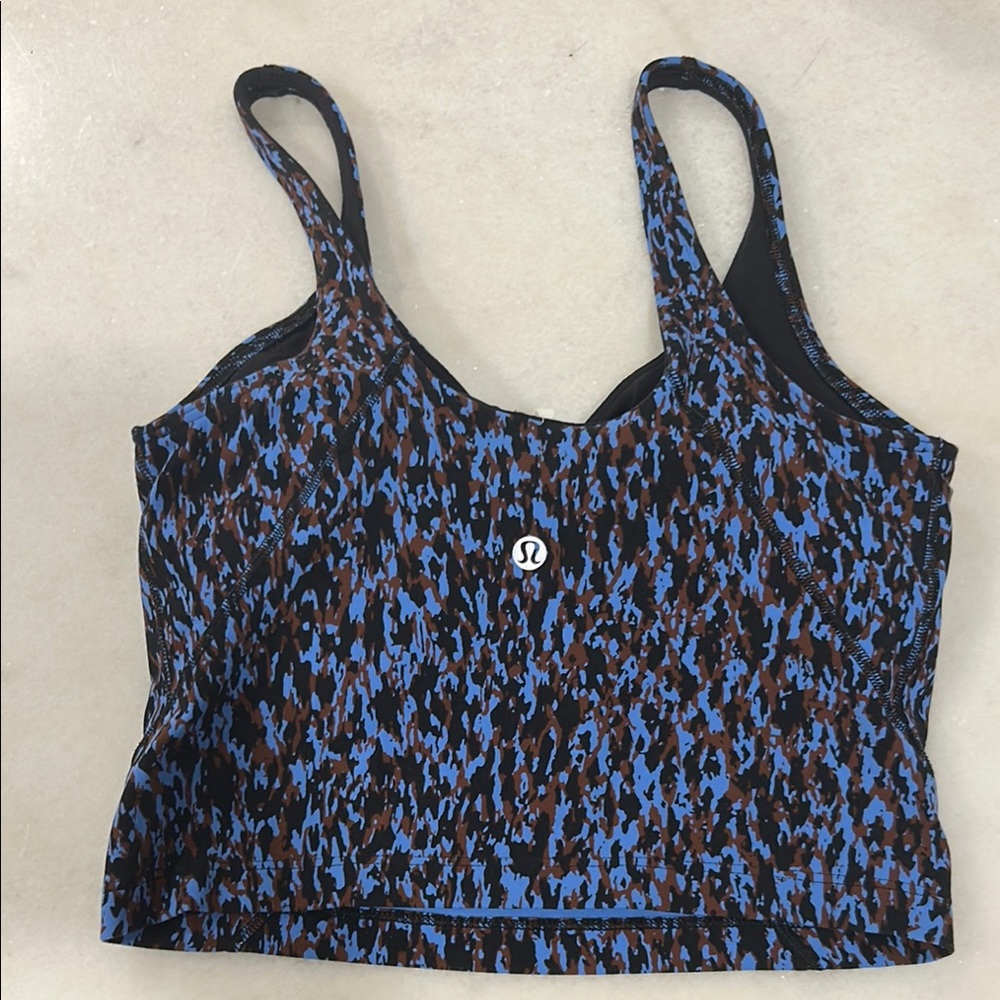 Lululemon Align Tank Blue and Brown